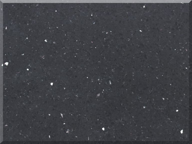 Цветовая палитра кварцевый агломерат Vicostone Sparkling Black BC 1000 BC1000 Sparkling Black