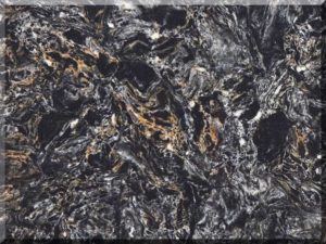 Сірий, Коричневий, Чорний Vicostone Cosmic Black BQ9427